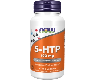 NOW FOODS 5-HTP, 100mg - 60vcaps