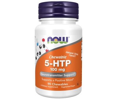 NOW FOODS 5-HTP, 100mg - 90lozenges