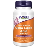 NOW FOODS Alpha Lipoic Acid (Grape Seed Extract & Bioperine) 600mg - 60 vcaps