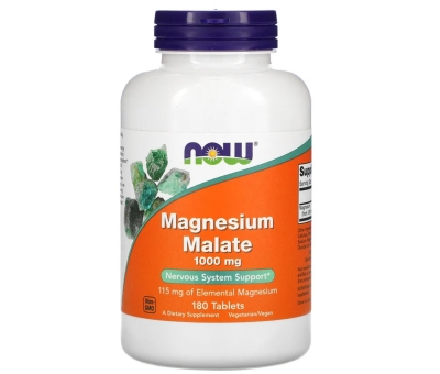 NOW FOODS Magnesium Malate 1000mg - 180tab