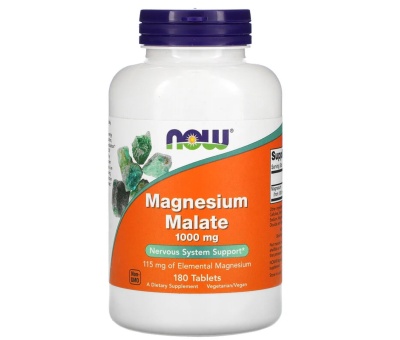 NOW FOODS Magnesium Malate 1000mg - 180tab