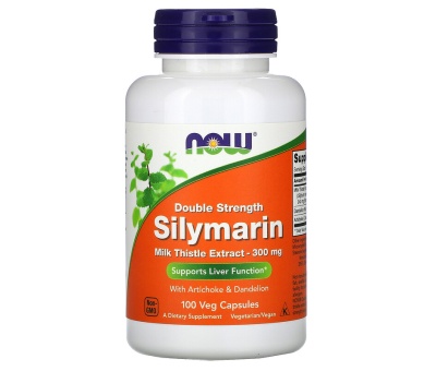 NOW FOODS Silymarin with Artichoke & Dandelion 300mg - 100 vcaps