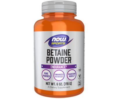 NOW FOODS Betaine Powder 170g (TMG / betaiin / trimetüülglütsiin)