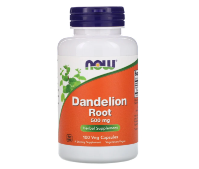 NOW FOODS Dandelion Root 500mg - 100 vcaps