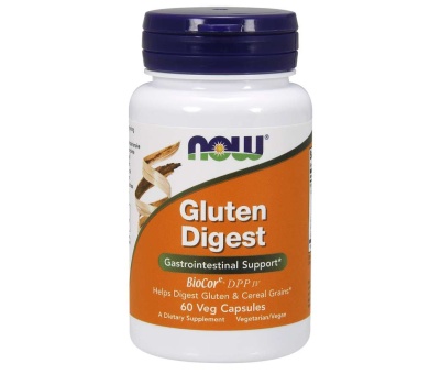 NOW FOODS Gluten Digest - 60 vcaps