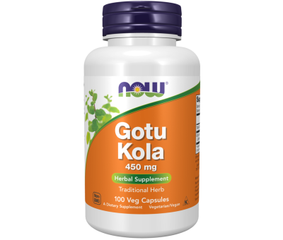 NOW FOODS Gotu Kola 450mg - 100 vcaps