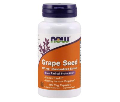 NOW FOODS Grape Seed Standardized Extract 100mg - 100 vcaps