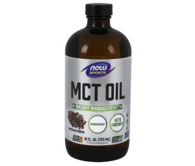 NOW FOODS MCT Oil Pure Liquid - 473 ml. Chocolate Mocha