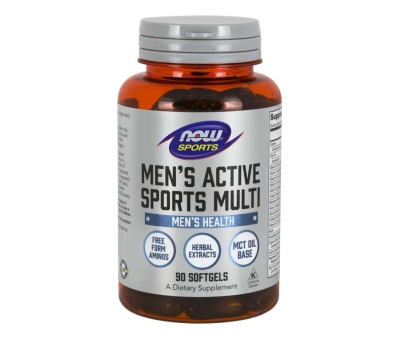 NOW FOODS Men's Active Sports Multi 90 softgels