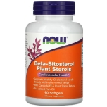NOW FOODS Beta-Sitosterol Plant Sterols - 90 softgels