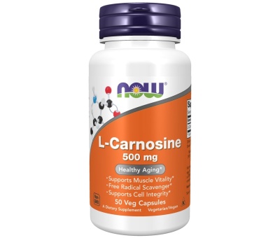 NOW FOODS L-Carnosine 500mg - 50 vcaps