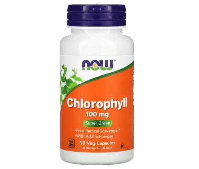 NOW FOODS Chlorophyll 100mg - 90vcaps