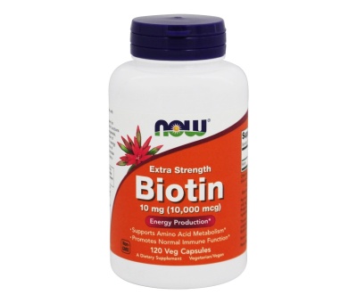 NOW FOODS Biotin 10mg (10000mcg) 120vcaps