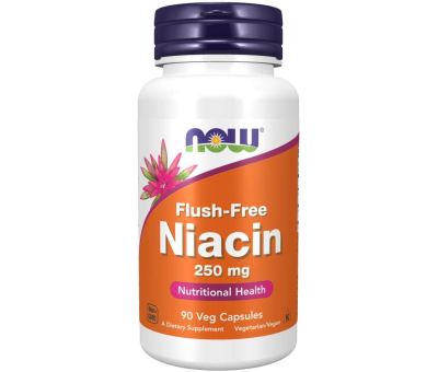 NOW FOODS Niacin Flush Free, 250mg, 90caps