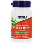 NOW FOODS Ginkgo Biloba (Double Strength) 120mg - 50vcaps