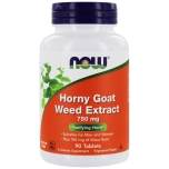 NOW FOODS Horny Goat Weed Extract 750mg - 90 tablets
