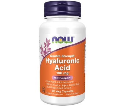 NOW FOODS Hyaluronic Acid 100mg Double Strength 60VCaps