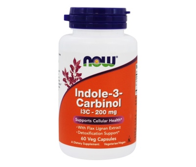 NOW FOODS Indole-3-Carbinol (I3C) 200mg - 60vcaps