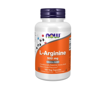 NOW FOODS L-Arginine 500mg 100vcaps