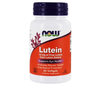 NOW FOODS Lutein 10mg - 60softgels