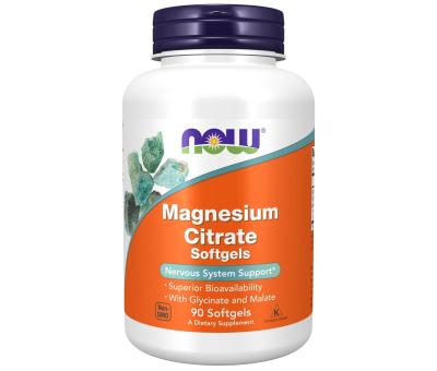 NOW FOODS Magnesium Citrate - 90 softgels