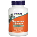 NOW FOODS Magnesium Glycinate 180 Tablets