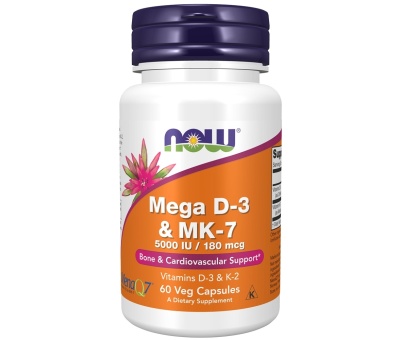 NOW FOODS Mega D3 & MK7 - 60vcaps