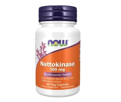NOW FOODS Nattokinase, 100mg - 60 vcaps
