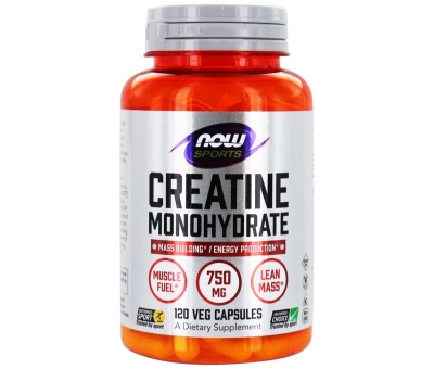 NOW FOODS Creatine Monohydrate 750mg - 120vcaps