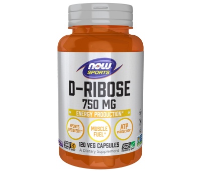 NOW FOODS D-Ribose 750mg - 120 vcaps