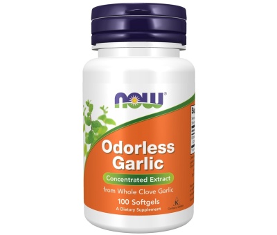 NOW FOODS Odorless Garlic - 100 softgels (Lõhnatu küüslauguõli)