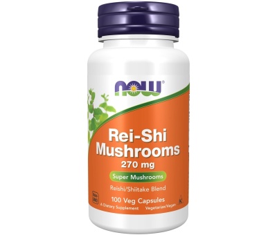 NOW FOODS Rei-Shi Mushrooms 270mg - 100 vcaps