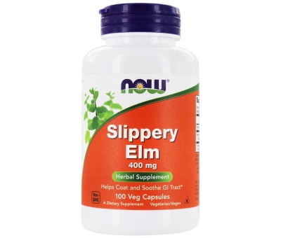 NOW FOODS Slippery Elm 400mg - 100vcaps