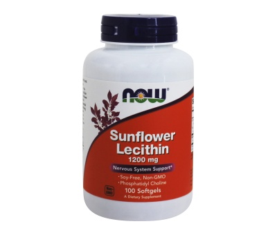 NOW FOODS Sunflower Lecithin 1200mg - 100 softgels