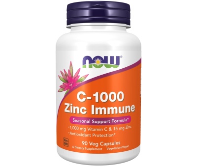 NOW FOODS C-1000 Zinc Immune - 90 vcaps