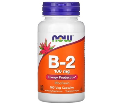 NOW FOODS Vitamin B2 Riboflavin 100mg x 100Caps