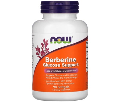 NOW FOODS Berberine Glucose Support 90 Softgels