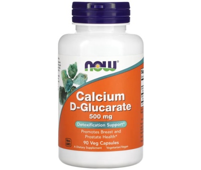 NOW FOODS Calcium D-Glucarate 500mg - 90 vcaps