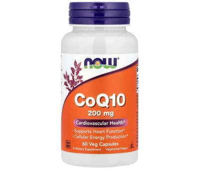 NOW FOODS CoQ10, 200mg - 60 vcaps
