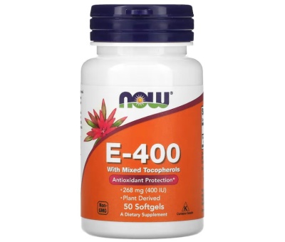 NOW FOODS Vitamin E400iu 50softgels