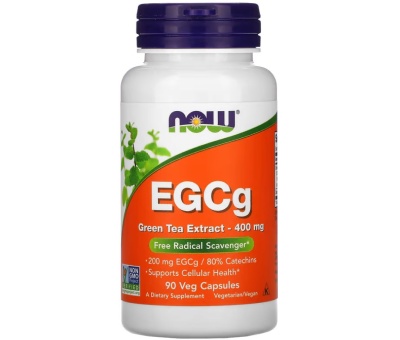 NOW FOODS Green Tea Extract, EGCg 400mg x 90VCaps