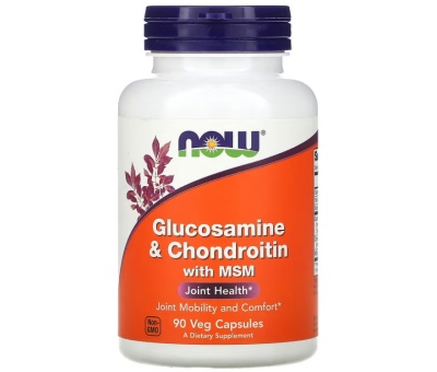 NOW FOODS Glucosamine & Chondroitin with MSM - 90 caps