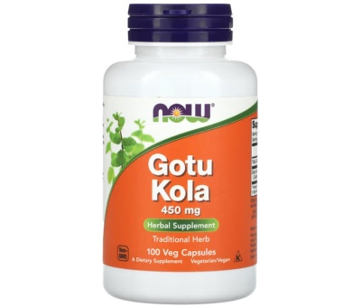 NOW FOODS Gotu Kola 450mg - 100 vcaps