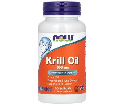 NOW FOODS Krill Oil 500mg - 60 softgels