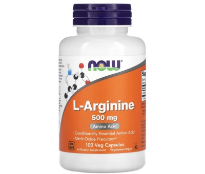 NOW FOODS L-Arginine 500mg 100vcaps