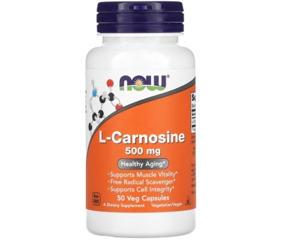 NOW FOODS L-Carnosine 500mg - 50 vcaps