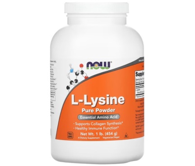 NOW FOODS L-Lysine 1000mg - 454 grams
