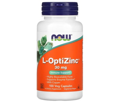 NOW FOODS L-OptiZinc 30mg - 100vcaps
