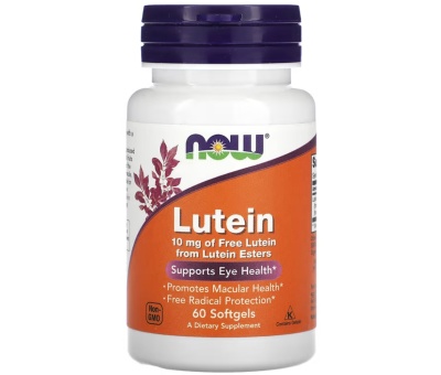 NOW FOODS Lutein 10mg - 60softgels