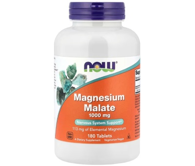NOW FOODS Magnesium Malate 1000mg - 180tab